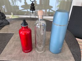Trinkflasche 3 St.  Trink und Thermoskanne