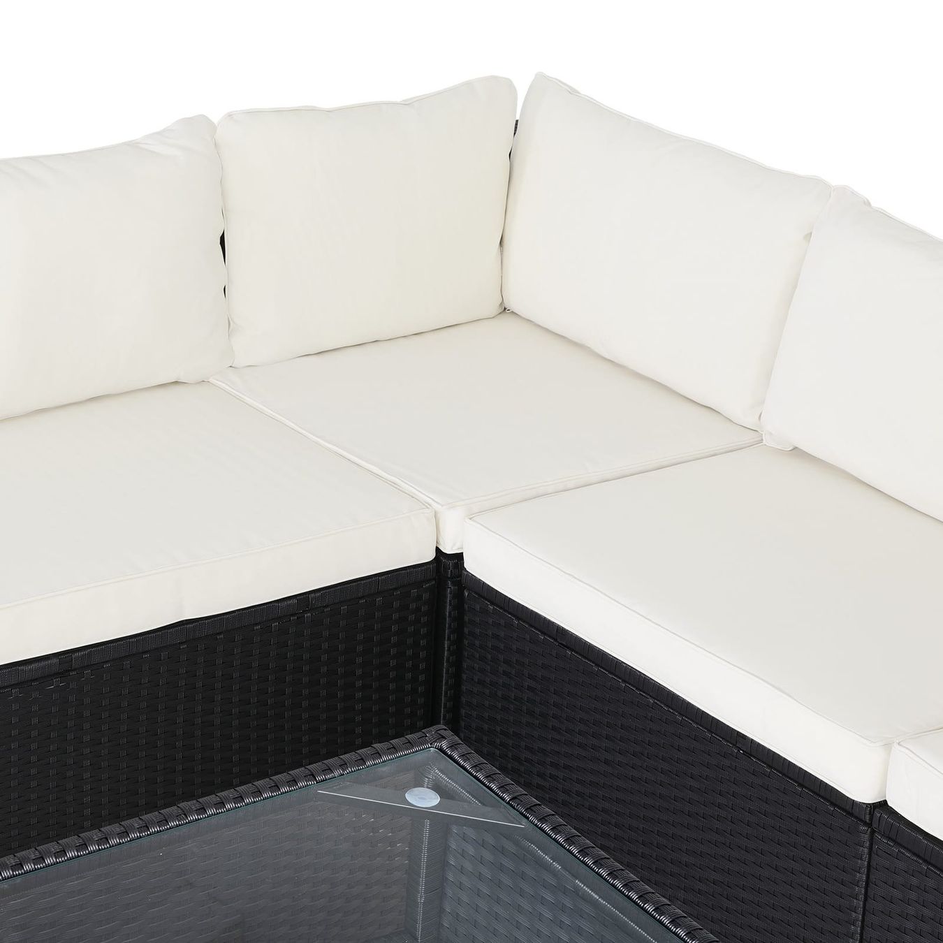 Set de table et chaises: Polyrattan Lounge - Creme – Neuf avec emballage d'origine à Winterthur par aredo 8