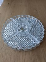 Servierteller/Tortenplatte 24% Bleikristall W.Germany,Vintag
