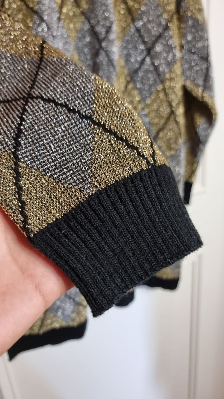 Maglioni & Felpe: Eleganter Vintage Pullover mit Argyle-Muster – Gr. 40/42 – Usato da Wald ZH venduto da CapLux 6