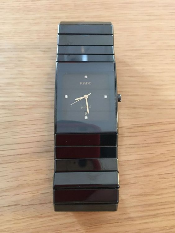 Montre Femme Rado Diastar Intégral Jubilé - 18x22 Mm - Quartz - Suisse - Luxe - Occasion Avec Petits Défauts