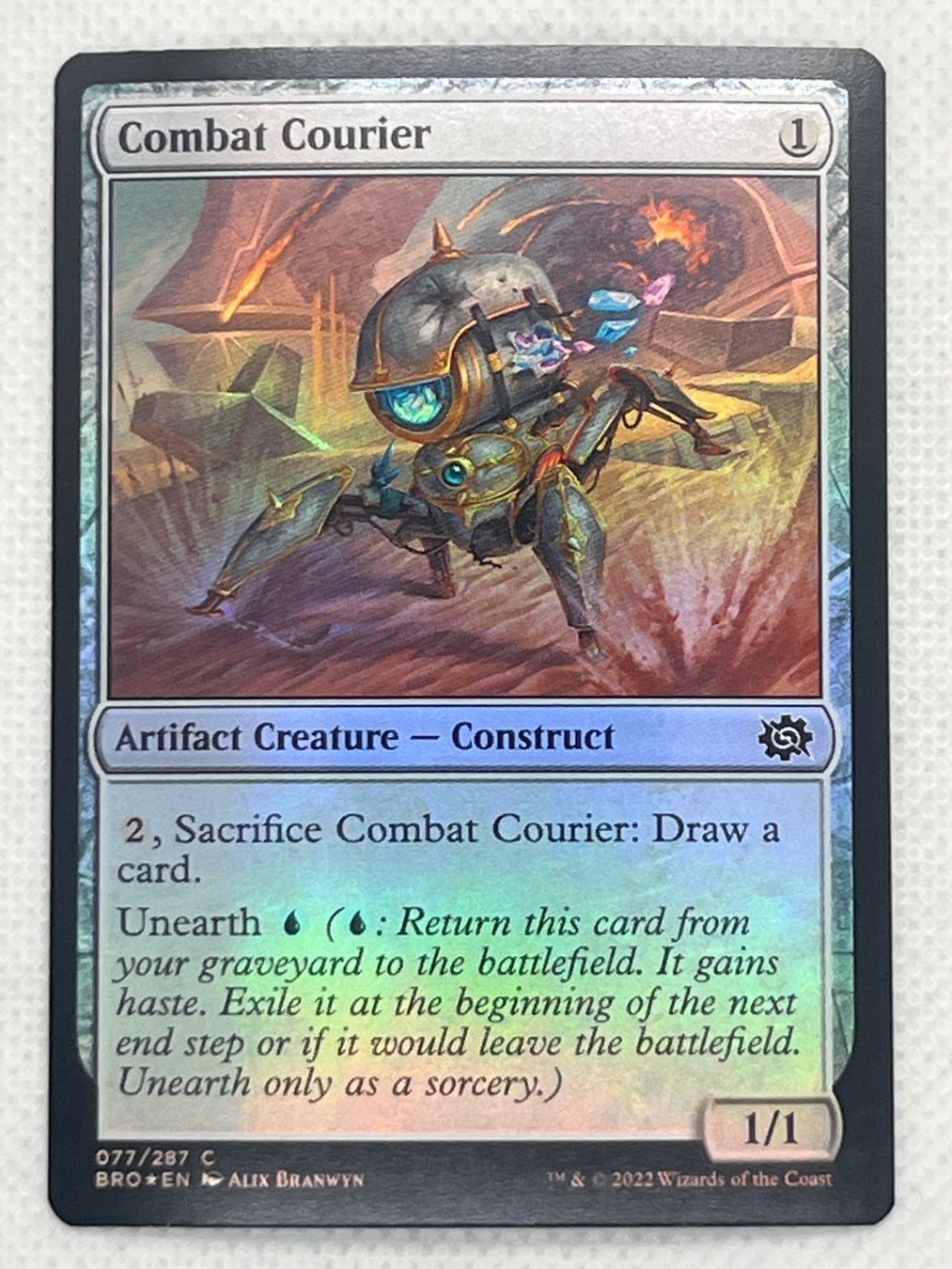 Magic The Gathering Carte collezionabili: MTG Combat Courier BRO 077 Englisch Common Foil – Usato da Hinterkappelen venduto da Kim1992