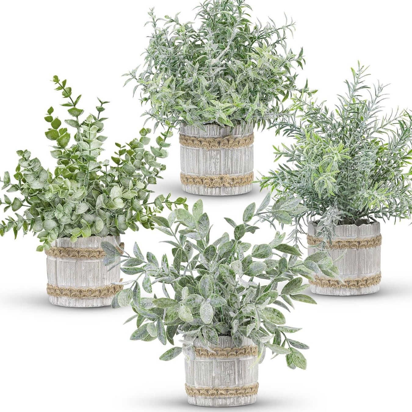 Piante & sementi: 4 Stück Künstliche Pflanzen – Nuovo e nell'imballaggio originale da Nuglar venduto da SaleRitter 1