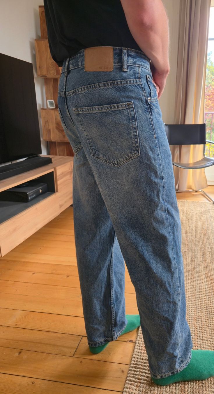 Pull&Bear Jeans: Jean Baggy Pull&Bear bleu – Usato da Neuchâtel venduto da ces_9prj 2