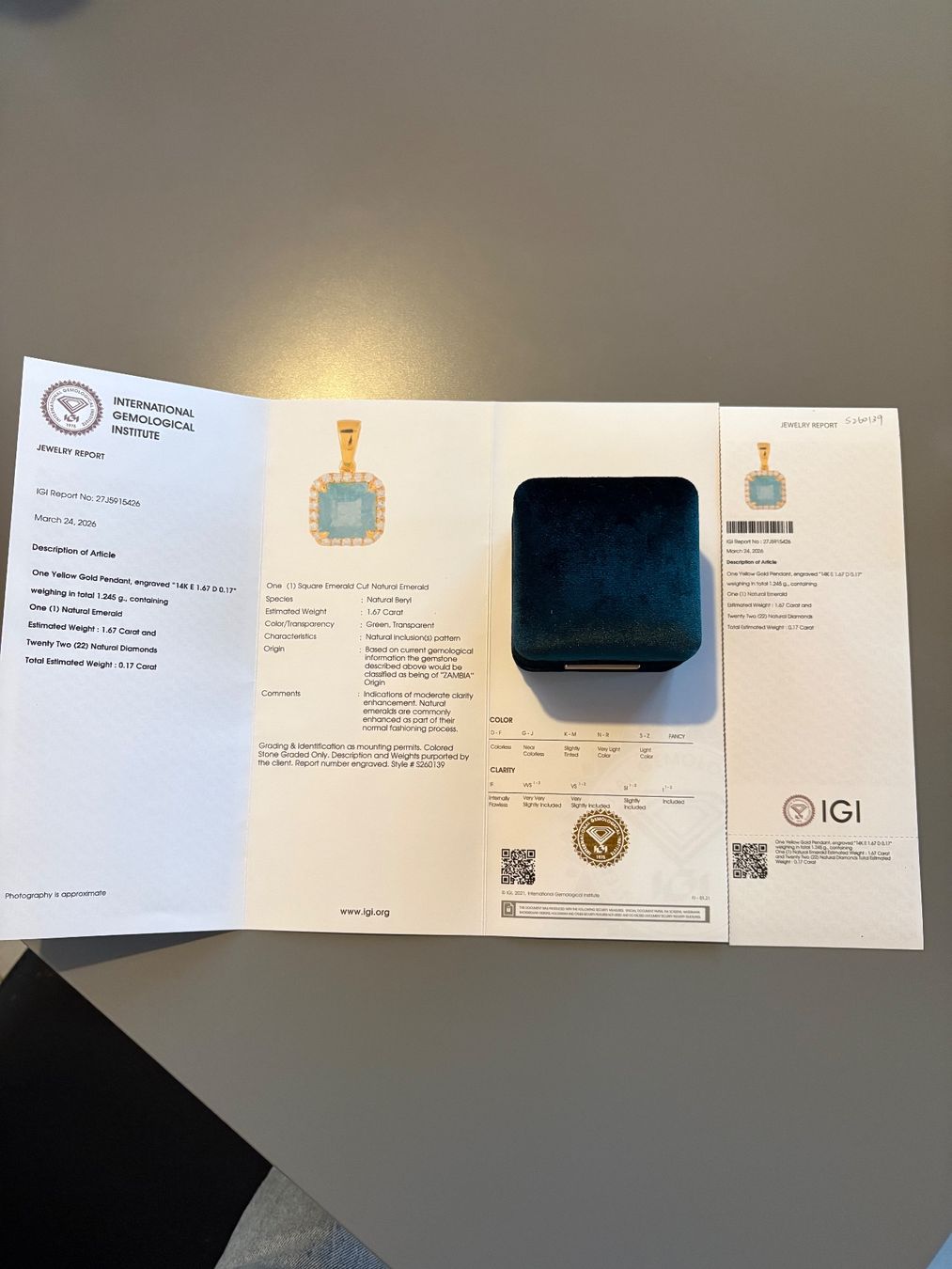 Ciondoli: Anhänger Gold Smaragd Diamant – Nuovo e nell'imballaggio originale da Bolken venduto da Romeo80 3