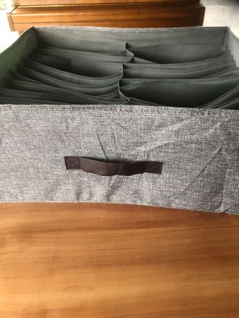 Schubladen-Organizer, grau, Textil – Top Zustand!