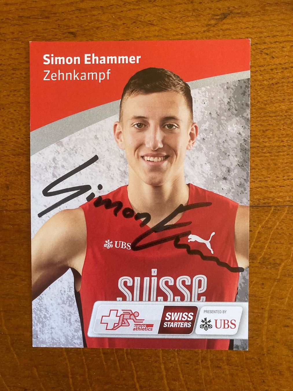 Autogramme: Simon  Ehammer  /  orig. AK – Neu (gemäss Beschreibung) aus Lovens von Traktor69