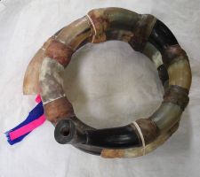 Große Horntrompete - Blashorn aus Peru, Neu!!