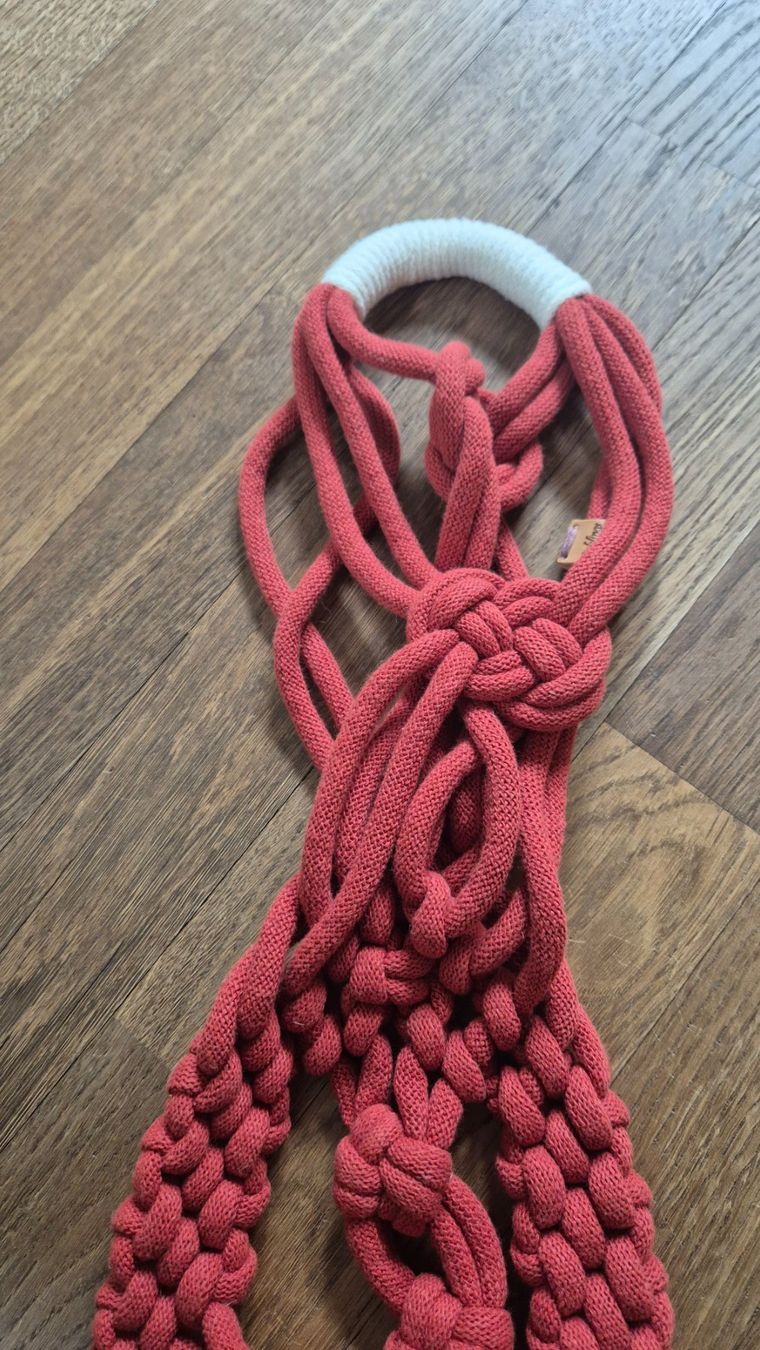 Tutte le decorazioni: Rust red macrame plant hanger handmade – Nuovo (secondo la descrizione) da Zürich venduto da monadiederich 2