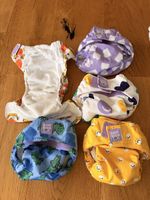 5 Bambino Mio All in one Stoffwindeln mit Einlagen
