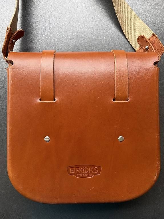 Borse: Brooks Ledertasche, braun – Usato da Schwanden GL venduto da Sedona-3 2