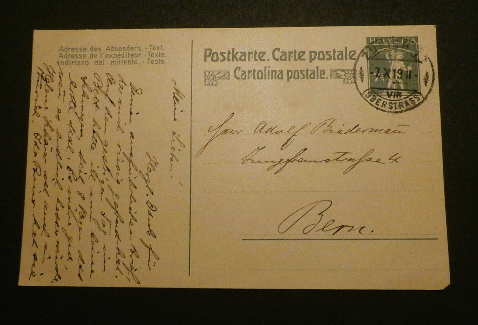 Ansichtskarten: CH Postkarte – Gebraucht aus Kehrsatz von Bernherb2