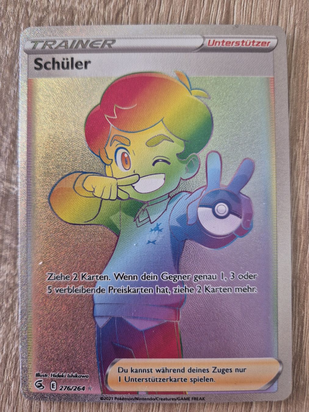 Pokémon Carte collezionabili: Schüler - 276/264 - Rainbow Rare - DE – Usato da Basel venduto da Sahrinia