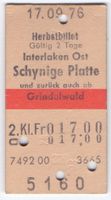 Billette Interlaken Ost - Schynige Platte  👀