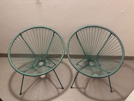 2 Garten Stühle 