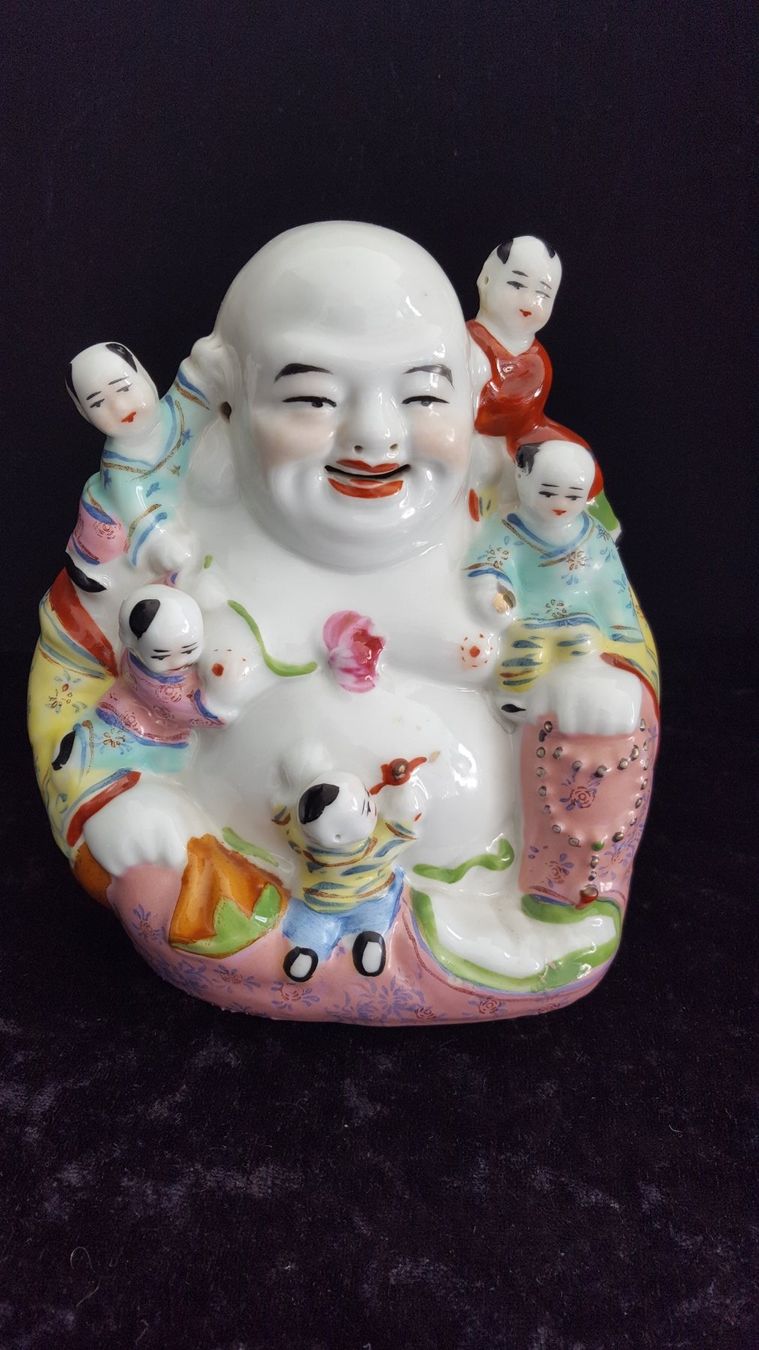 Skulpturen & Statuen: Buddha mit 5 Kindern – Gebraucht aus Reinach von 3Guggerli