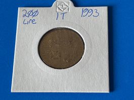 Italy - 200 Lire (Military Aviation) 1993