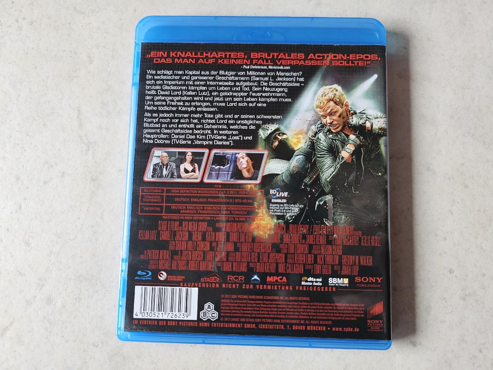Tutti i DVDs: Arena  /  Bluray (Samuel L. Jackson) – Usato da Schneisingen venduto da backstore24 1