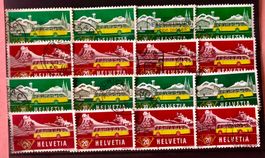 Nr.314/315 Sondermarken Alpenpost 1953 mit Stempel     