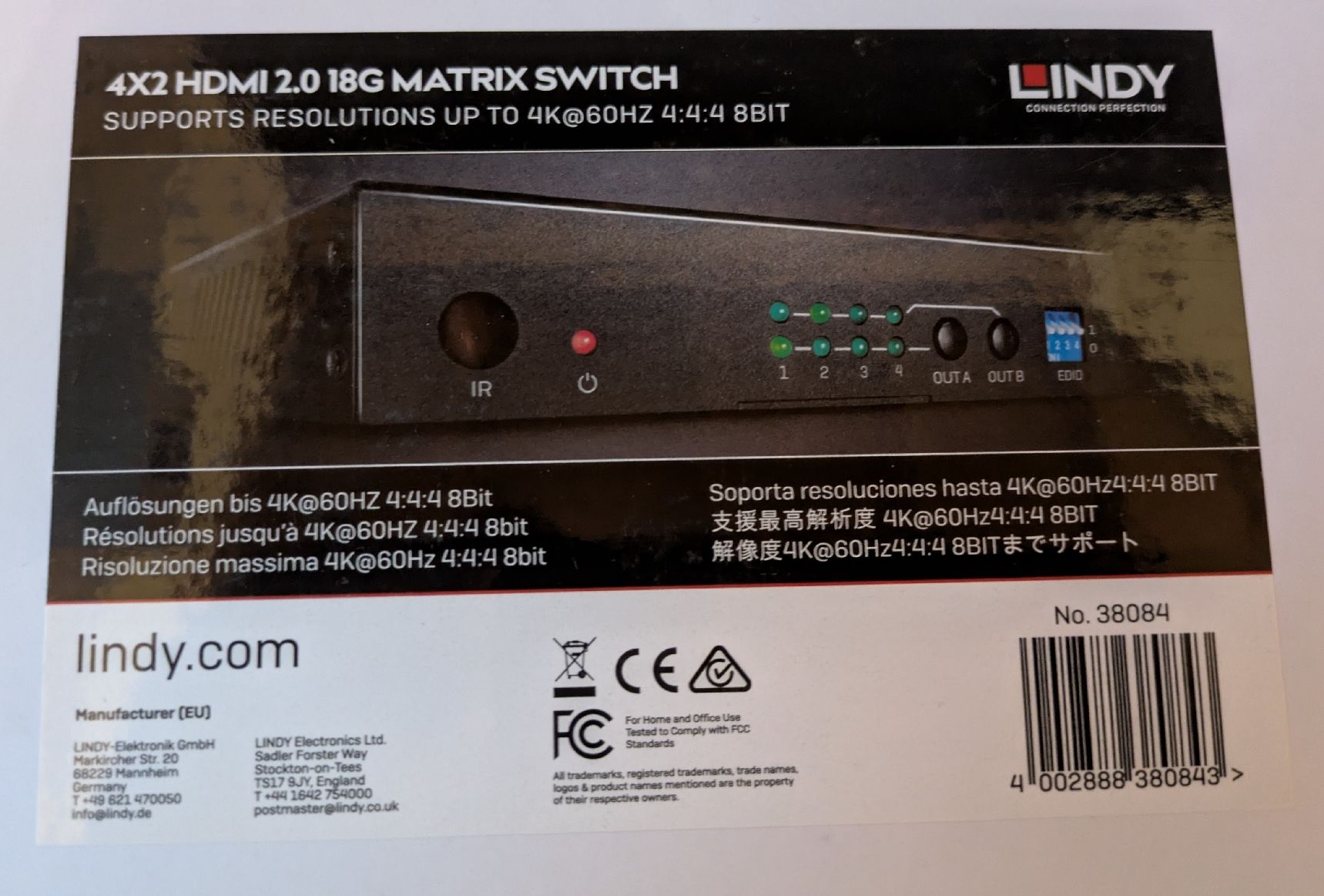Adapter: 4 x 2 HDMI Switch – Gebraucht aus Wileroltigen von Fam.Mani