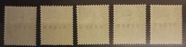 4147) 299RM, Rollenmarken Buchstebe L - P postfrisch Kt. 50.