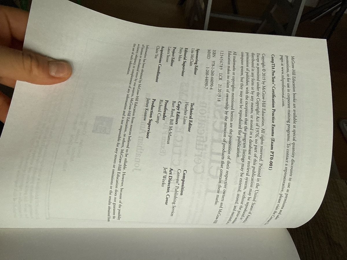 Libri: CompTIA PenTest+, Certification: Practice Exams PT0-001 – Nuovo e nell'imballaggio originale da Root D4 venduto da dm96 1