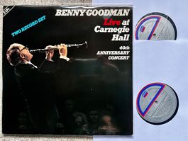 Benny Goodman Live At Carnegie Hall 40th DLP GEWASCHEN TOP