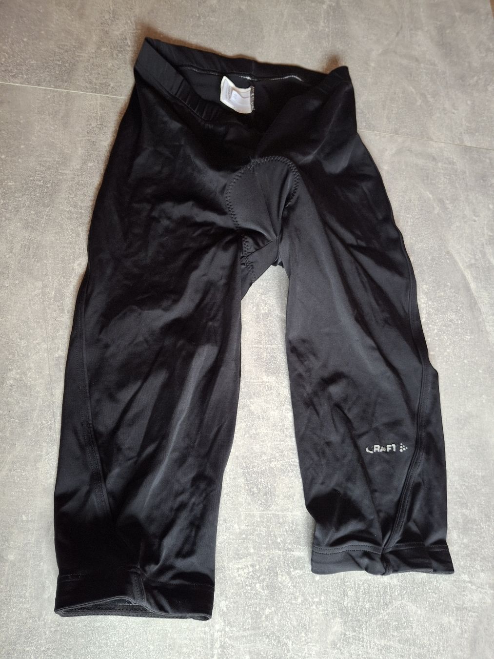 Craft Pantaloni: Long short de vélo marque Craft noir, taille 40 – Usato da Villiers venduto da san_jn5w