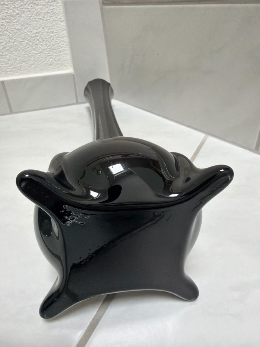 Vasi & Recipienti: Glasvase, Vintage, schwarz. – Usato da Biberist venduto da Momo33 2