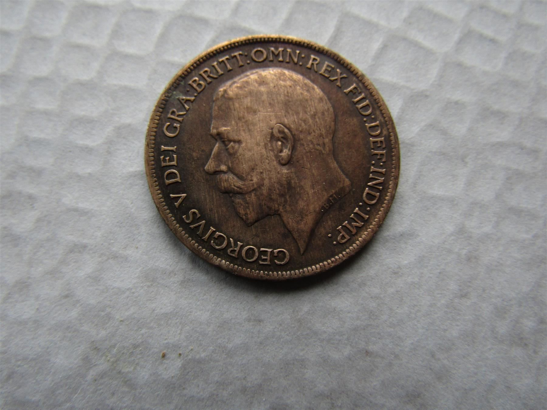 Alle Münzen: One Penny 1920                                       (Nr.13) – Gebraucht aus Herzogenbuchsee von Winigo 1