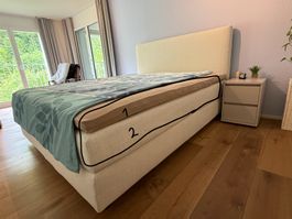 Neue Boxspring Matratzen mit Latextopper Sjöholm von Pfister