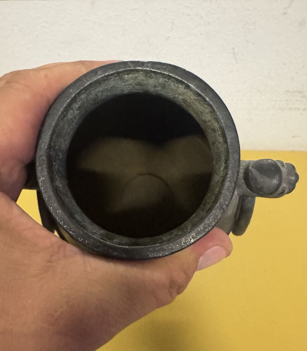 Vasen & Gefässe: Metall Vase  – Gebraucht aus Schlieren von Freundlich02 3