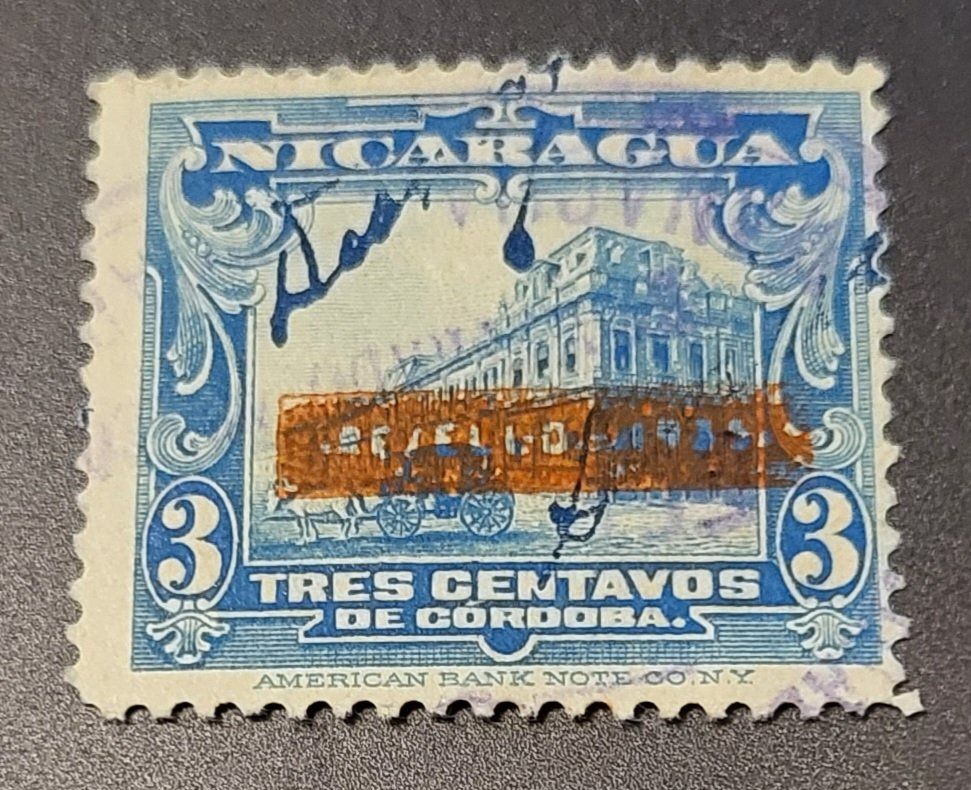 Tutti i francobolli: Nicaragua 1936 briefmarke – Usato da St Gallen venduto da Stampsalshobby