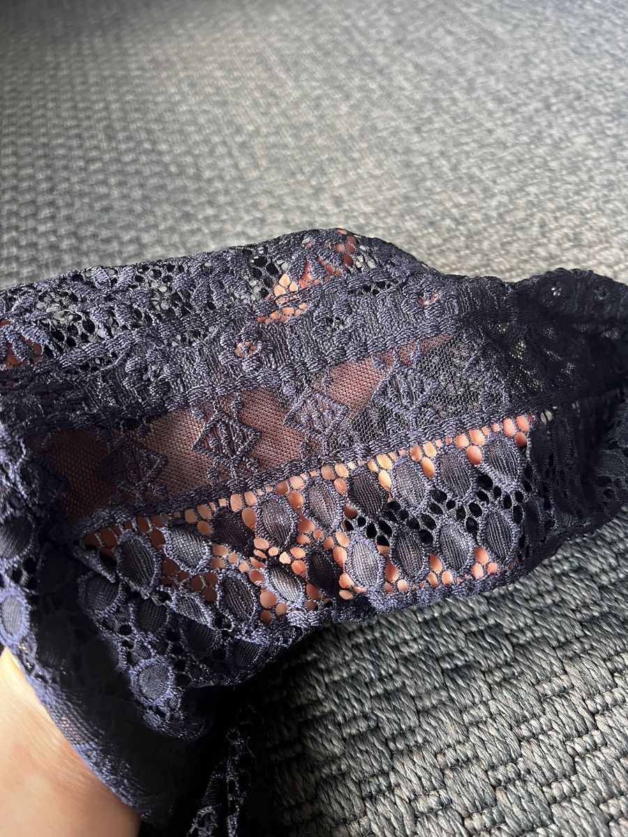 Vestiti: Dunkelblaues Spitzenkleid ca. Grösse S – Usato da Bern venduto da fla_yj25 3
