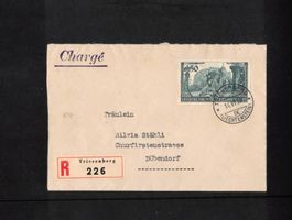 1939 Huldigungsfeier Brief nach Dübendorf