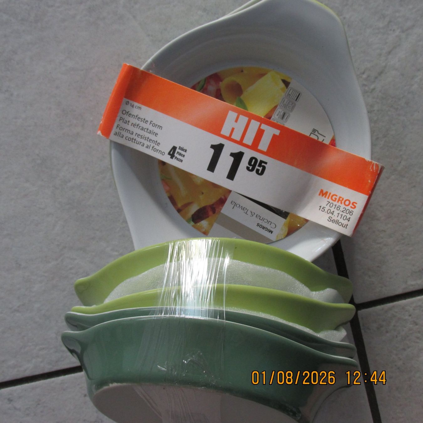 Migros Backformen: 8 Ofenfeste Formen 14cm neu – Neu (gemäss Beschreibung) aus Galgenen von Forflowers 1