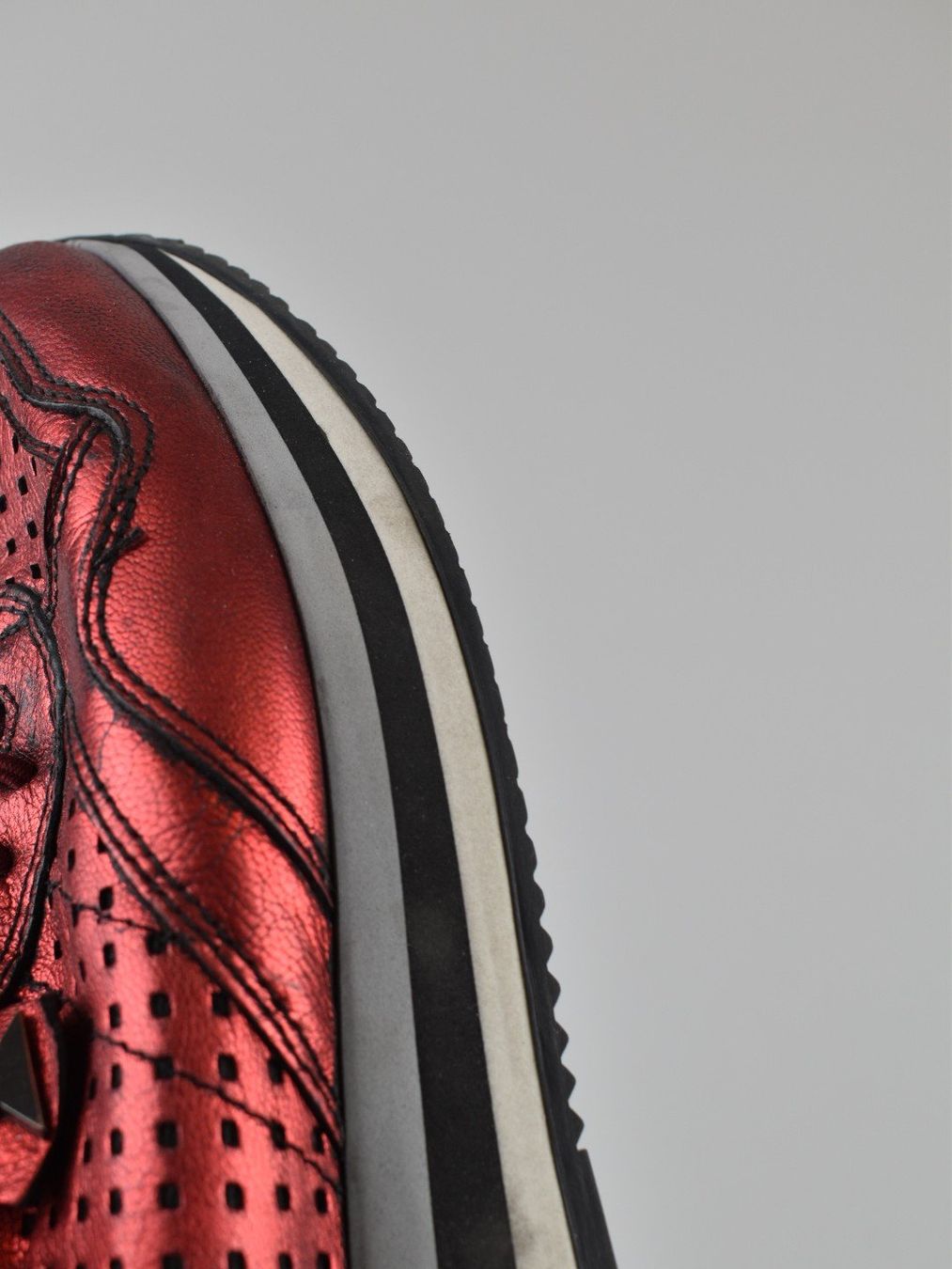 Walder Chaussures femmes: 1874 Walder Sneaker, Gr.40, rot metallic – D'occasion à Nürensdorf par 2ND_STORY 6