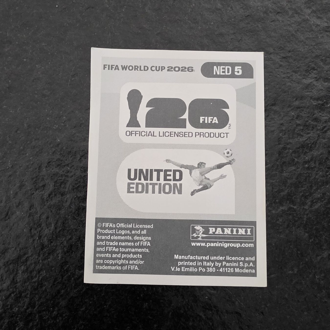 Panini Carte collezionabili: Panini WM 2026 NED5 Jurrien Timber – Nuovo e nell'imballaggio originale da Buchs AG venduto da LogoParts 1