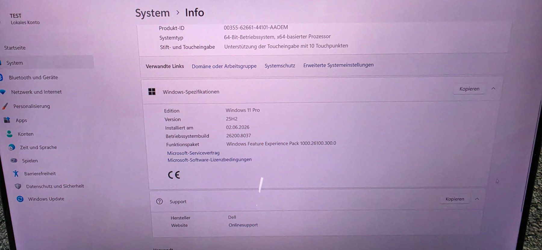 Dell Notebook: Dell Precision 5560 i9 / 32GB RAM / 1TB SSD / Touchscreen – Usato da Urdorf venduto da 895_8my2 6