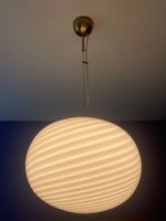 Original Murano Deckenlampe und zwei Nachttischlampen