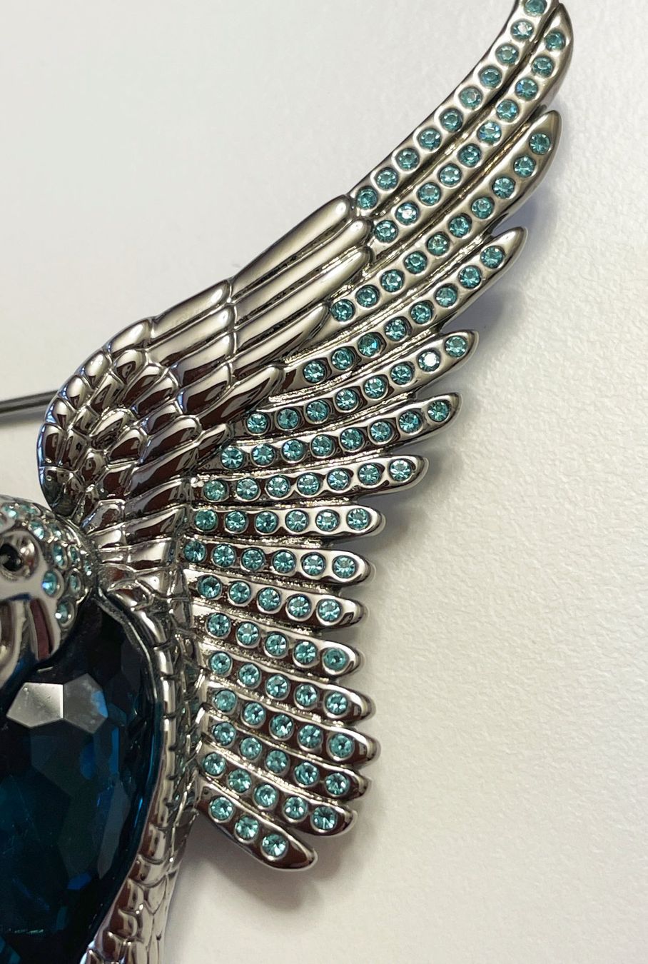 Swarovski Spille & Fermagli: Vogel-Brosche von Swarovski – Usato da Chur venduto da elifor 2