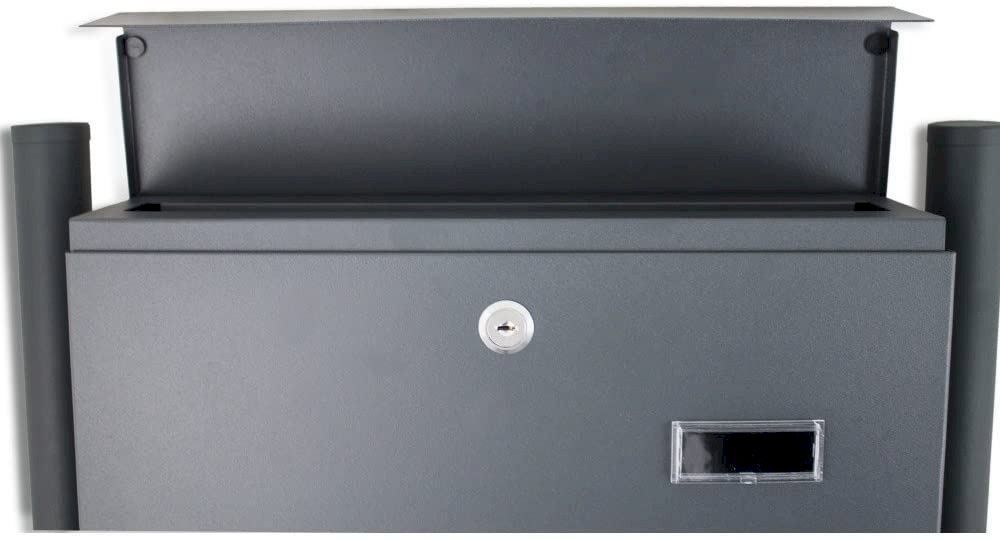 Altro per la casa: BITUXX Standbriefkasten Dunkelgrau – Nuovo e nell'imballaggio originale da Bottighofen venduto da zaap 4
