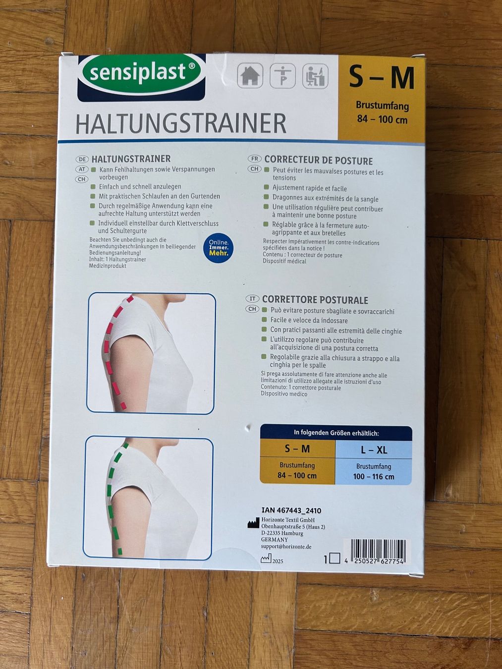 Letteratura sanitaria: Haltungstrainer S-M – Nuovo e nell'imballaggio originale da Schliern b. Köniz venduto da need-it 5