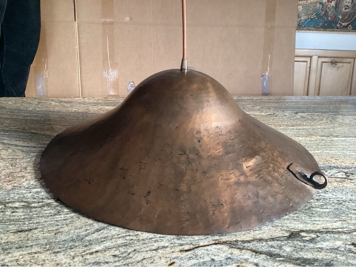 Paralumi: Grosser Kupfer Lampenschirm – Usato da St. Margrethen SG venduto da Dubo07 1