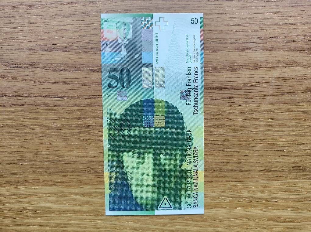 Banknoten: Banknote 50 Franken, 2012 – Gebraucht aus Oberwangen TG von danbit88