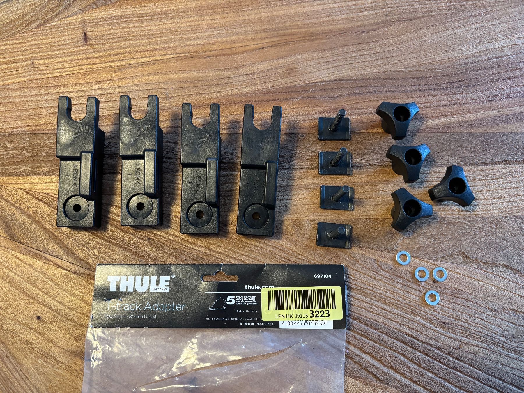 Thule Portapacchi: Thule T-Track Adapter | Neu – Usato da Einigen venduto da peaksnapper 1