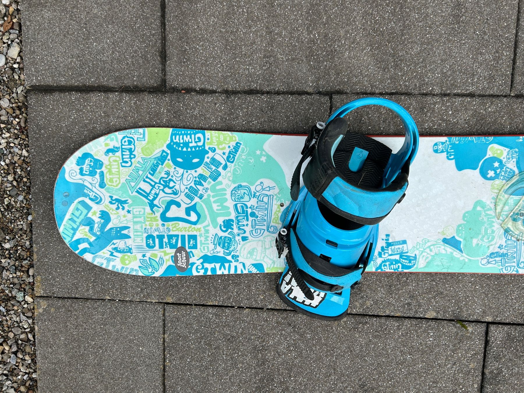 Burton Board: Burton Snowboard Twin 150cm mit Mala Bindung – Usato da Mauren TG venduto da webschen 2