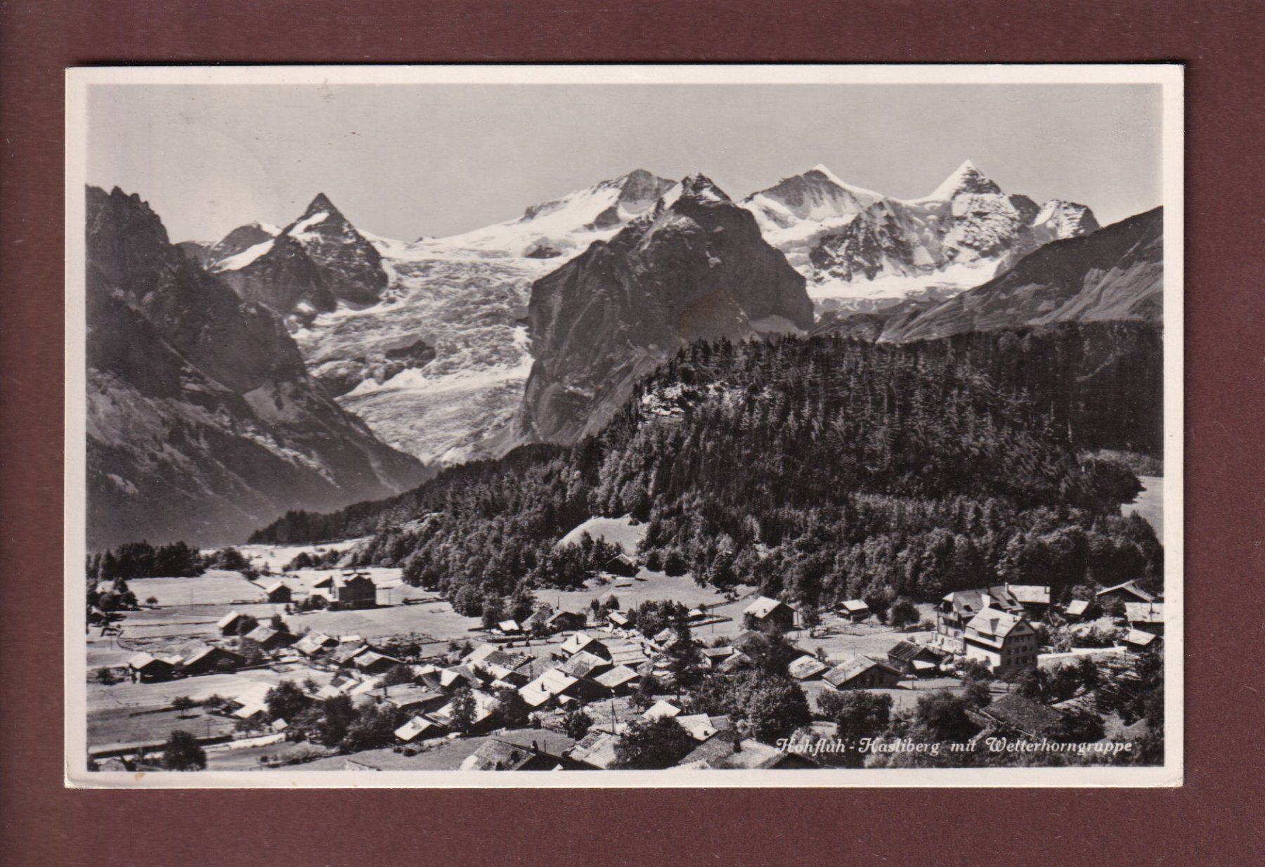 Cartoline postali: HOHFLUH-HASLIBERG - 1934 – Usato da Pully venduto da nicecards