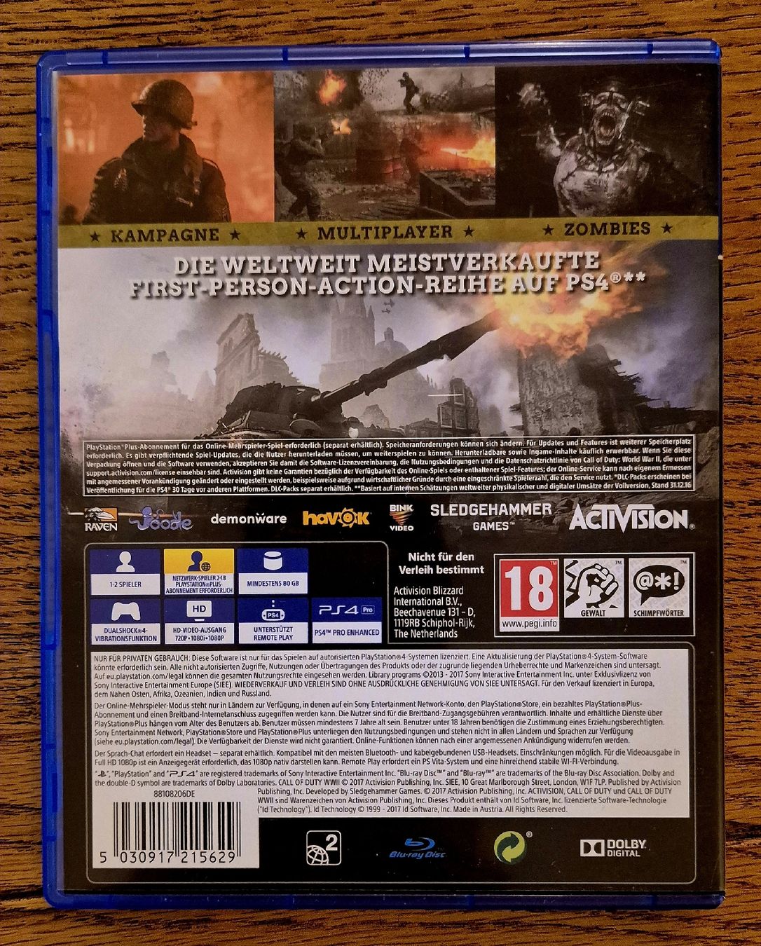 Giochi: Call of Duty: WWII PS4 – Nuovo (secondo la descrizione) da Au SG venduto da AlenCompany 1