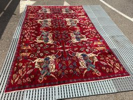 Kerman 284x192cm Teppich handgeknüpft sauber
